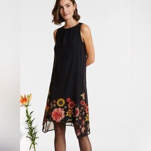Desigual Floral dress black